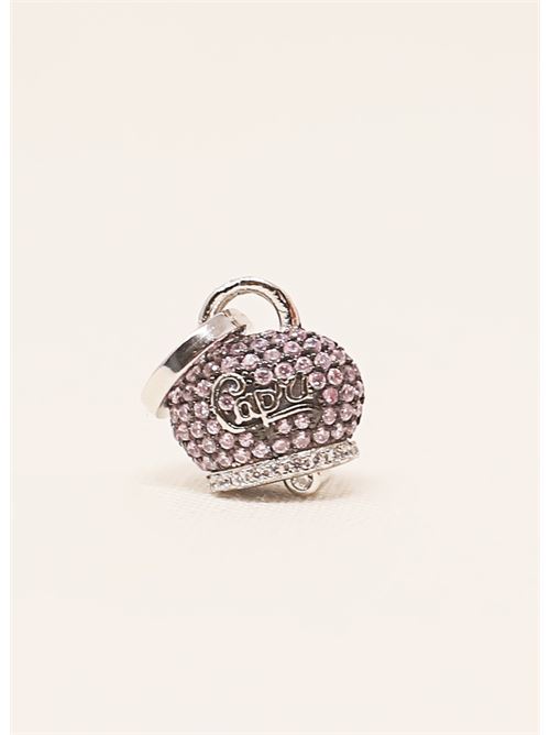 capri bell pendant with lilac zircons Capri Bell | CAMPANELLADICAPRICONZIRCONILILLA